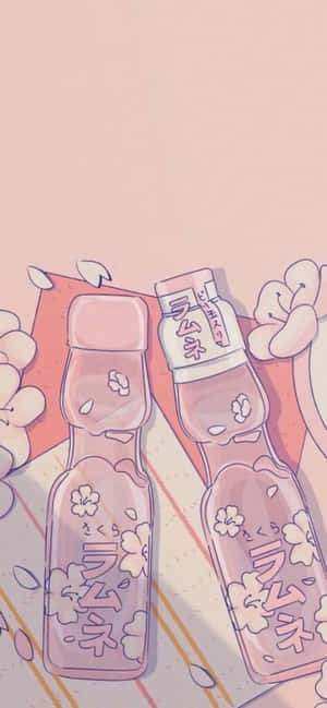 Estetiese Pienk Kawaii [muurpapier] — Realme 14T Muurpapier
