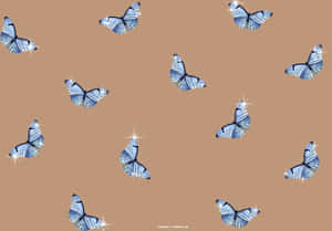 Estetiese prente — Skoenlapper estetiese GIF Muurpapier