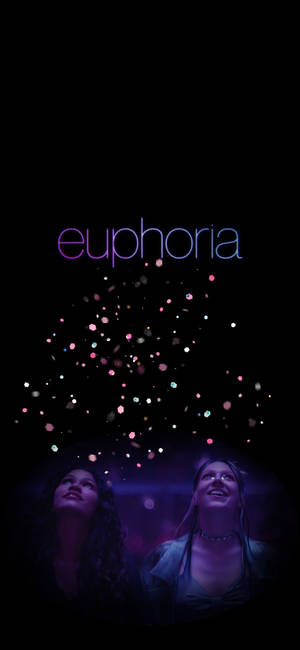 Euphoria Skitterende Vonke agtergrond — iPhone 16 Muurpapier