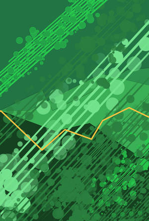 Excel Geel Lyngrafiek — Huawei MatePad Edge Muurpapier