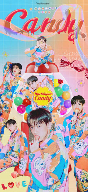 EXO Baekhyun Candy agtergrond