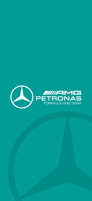 F1 iPhone AMG Petronas Teal Logo — Samsung S23 Muurpapier