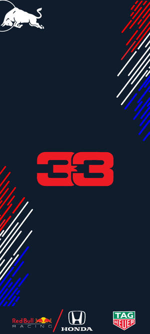 F1 iPhone Max Verstappen 33 Nommer — POCO C71 Muurpapier