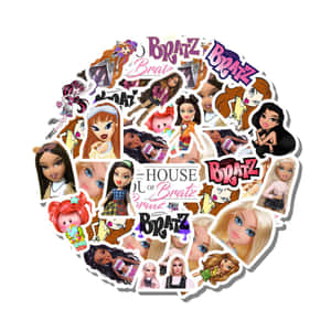 Bratz Estetiek prente — Bratz esteties Muurpapier