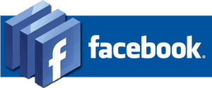Facebook Logo 3D-effek