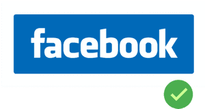 Facebook Logo Regmerk