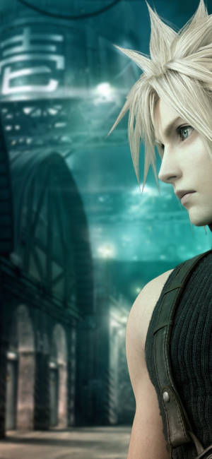 Final Fantasy 7 Cloud Syprofiel muurpapier — iPhone 16 Pro Muurpapier