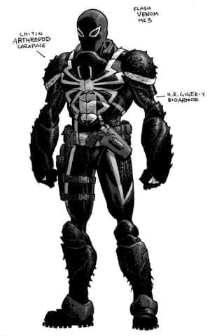 Flash Thompson - Waaghoudheld en Ikoniese Karakter — Nubia Flip2 Muurpapier