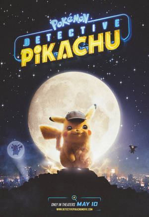 Fliek Plakkaat Detective Pikachu agtergrond — Oppo Pad 5 Muurpapier