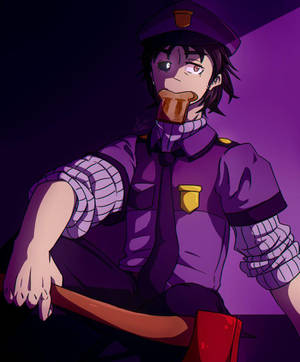 FNAF Pers Man anime aanhangerkuns muurpapier — Motorola Razr Ultra 2025 Muurpapier