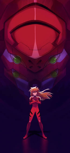 Evangelion Foon — Galaxy A27 Muurpapier