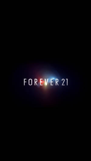 Forever 21 Swart Estetika-agtergrond — Battery Saving Muurpapier