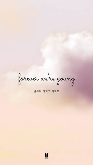 Forever Young BTS Estetika — Bts esteties Muurpapier