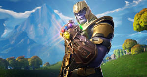 Thanos In Fortnite HD — Fortnite Muurpapier