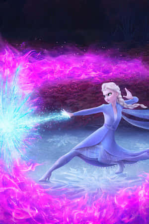 Frozen 2 prente — Vivo Pad Muurpapier