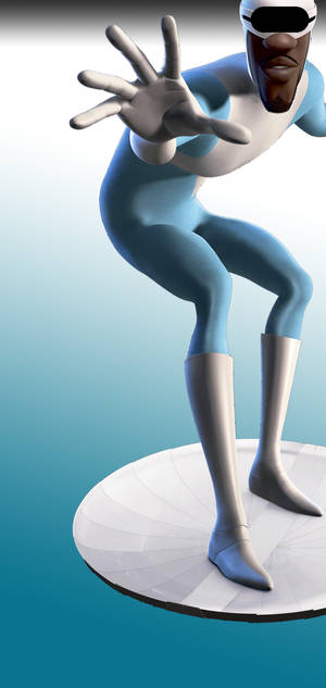 Frozone blou verloop agtergrond — iPhone 15 Pro Max Muurpapier