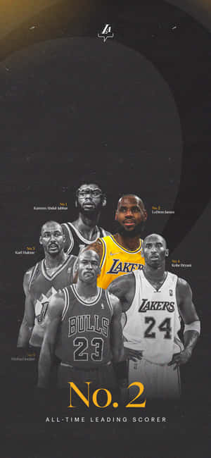 Estetiese NBA — iPhone 14 Pro Muurpapier