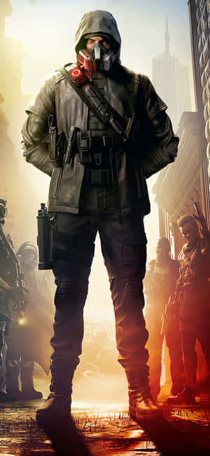 Iphone Xs Max The Division Agtergrond — POCO M8s Muurpapier