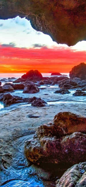 Iphone Xs Malibu Agtergrond — iPhone 15 Pro Muurpapier