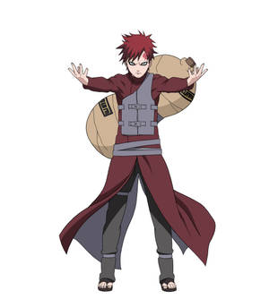 Gaara Full Body-agtergrond — Vivo X Fold5 Muurpapier