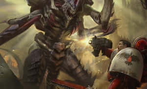 Dawn Of War III Agtergrond — Speletjie GIF Muurpapier