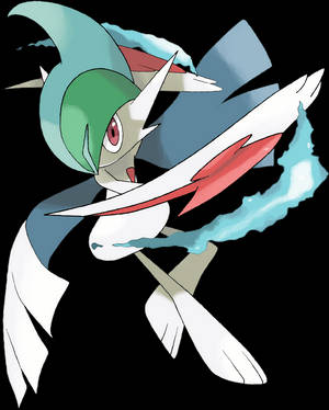 Gallade, die Lemmet-Pokémon in gevegshouding — Pokémon Muurpapier