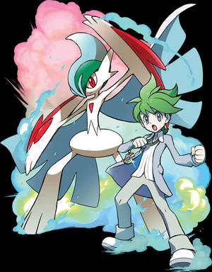 Gallade en Wally — Pokémon Muurpapier