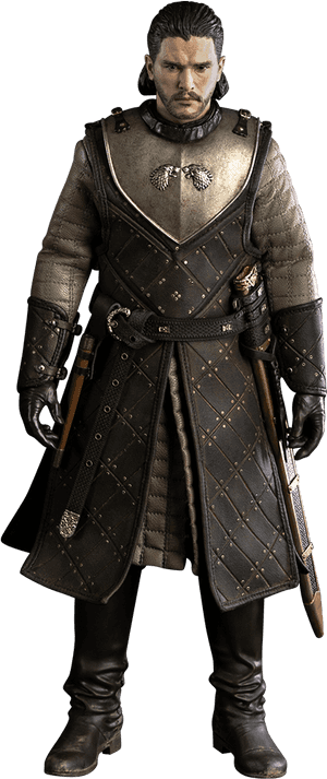Game of Thrones Kryger in Swart Drag