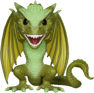 Gameof Thrones Groen Draak Figuur — Game of Thrones seisoen 8 Muurpapier