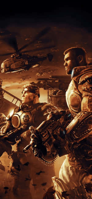 iPhone X Gears of War 5 Agtergrond — Realme Narzo 90X Muurpapier