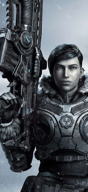 iPhone X Gears Of War 5 Agtergrond — Vivo T4 Pro Muurpapier