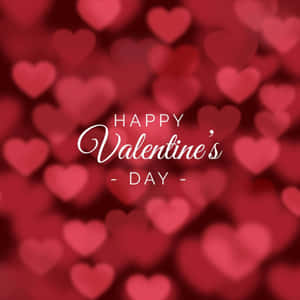gelukkige valentynsdag agtergrond met harte — Pixel Watch Muurpapier