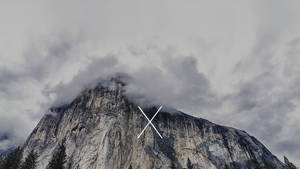 Berg in Yosemite Macbook-agtergrond