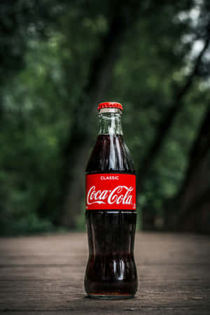 Geniet die Klassieke Verfrissende Smaak van Coca-Cola — Oppo Pad Muurpapier