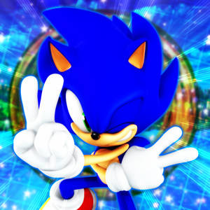 Cool Sonic — Koel Sonic Muurpapier