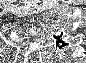 Manga-paneel-agtergrond — Manga-paneel Muurpapier