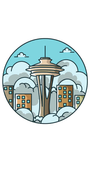 iPhone X Seattle Agtergrond — Motorola Edge Muurpapier