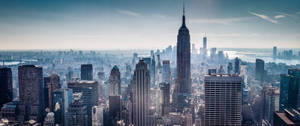 Ultrawye New York Stadsbeeld agtergrond.