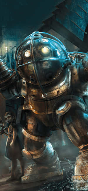 4k Bioshock Iphone — iPhone 15 Pro Max Muurpapier