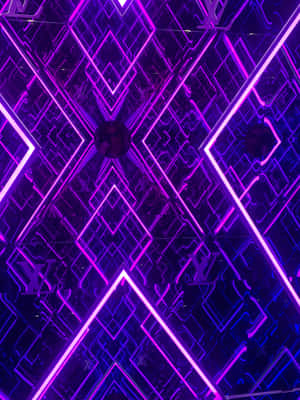 Pers Neon Agtergrond — iPad Pro Muurpapier