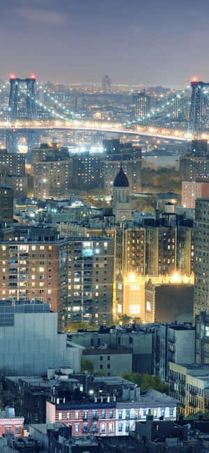 iPhone X New York-agtergrond — Infinix Hot 70 Muurpapier