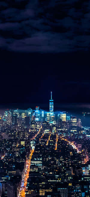 iPhone X New York Agtergrond — Samsung Galaxy S20 Muurpapier