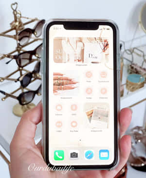 iPhone Estetiese prente — Galaxy Z Vou 5 Muurpapier