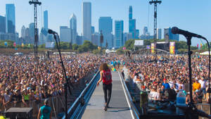 Lollapalooza Chicago Dagtyd muurpapier — iMac Muurpapier