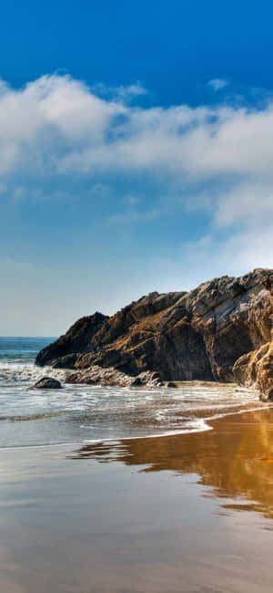 Iphone Xs Malibu Agtergrond — iPhone X Muurpapier