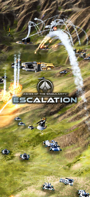 Iphone X Ashes Of The Singularity Escalation Agtergrond — OnePlus 15T Muurpapier