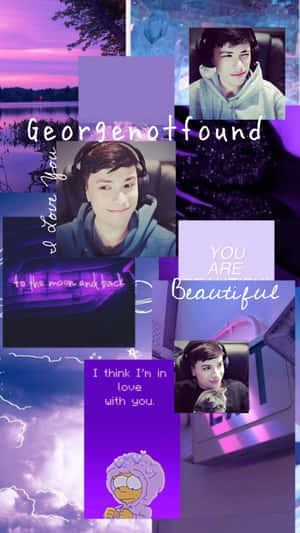 georgenotfound [muurpapier] — Neon pers estetika Muurpapier