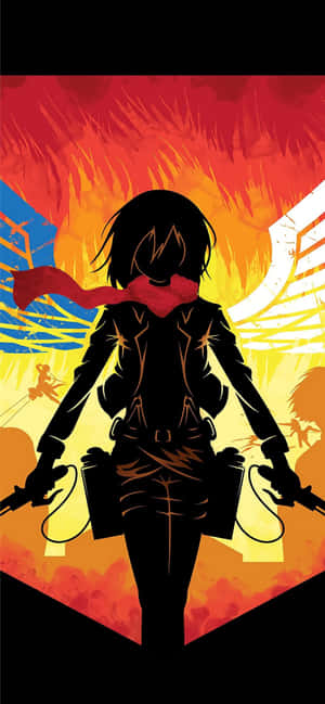 Attack On Titan prente — Attack on titan Muurpapier