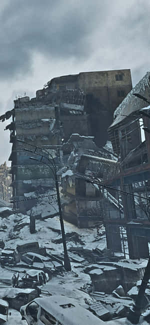 iPhone X Metro Exodus Agtergrond — Vivo S Muurpapier