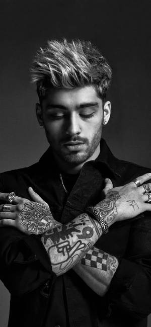 Getatoeëerde Zayn iPhone — Koel iPhone Muurpapier